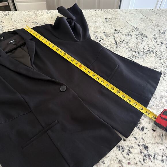 Torrid Black Ponte Blazer 3X 13140820 3/4 Sleeve Single Button - Picture 10 of 13